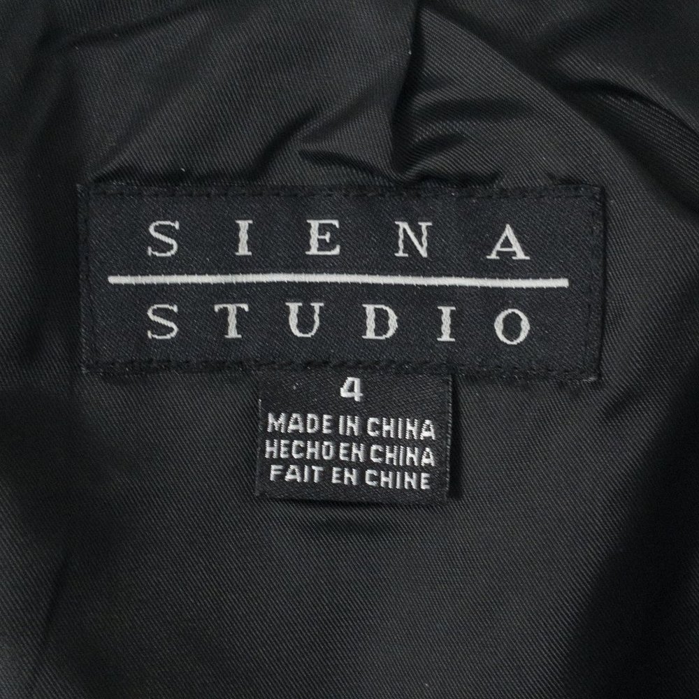 Vintage 4 Leather Highrise Straight Pants Black - Picture 10 of 11